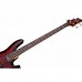 Schecter C-4 Deluxe Bas Gitar (Crimson Red Burst)