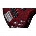 Schecter C-4 Deluxe Bas Gitar (Crimson Red Burst)
