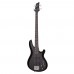 Schecter C-4 Deluxe Bas Gitar (See-Thru Black)