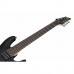Schecter C-7 Deluxe Elektro Gitar (Satin Black)