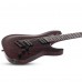 Schecter  C-7 Multiscale Silver Mountain 7 Telli Elektro Gitar (Blood Moon)