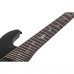 Schecter Damien-7 Multiscale 7 Telli Elelktro Gitar (Mat Siyah)