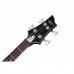 Schecter Damien Platinum-4 Bas Gitar (Satin Black)