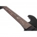 Schecter Damien Platinum-7 Solak Elektro Gitar (Satin Black)