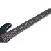 Schecter Damien Platinum-8 8 Telli Elektro Gitar (Mat Siyah)