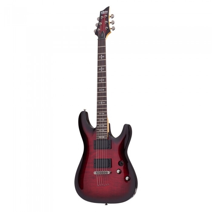 Schecter Demon-6 Elektro Gitar (Crimson Red Burst)
