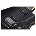 Schecter Demon-6 FR SBK Elektro Gitar (Aged Black Satin)