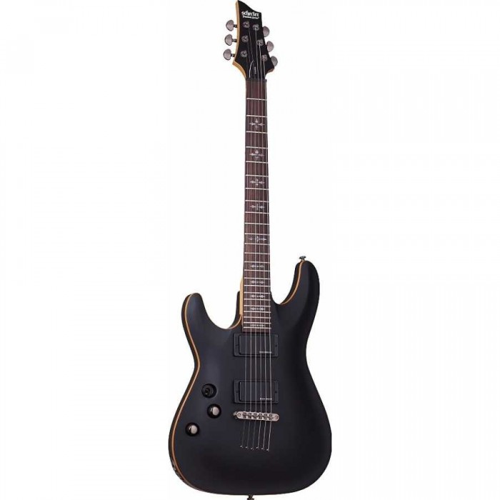 Schecter Demon 6 Solak Elektro Gitar (Mat Siyah)