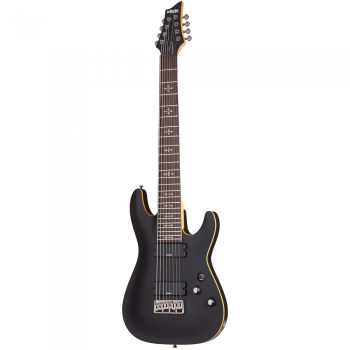 Schecter Demon-8 Elektro Gitar (Aged Black Satin)