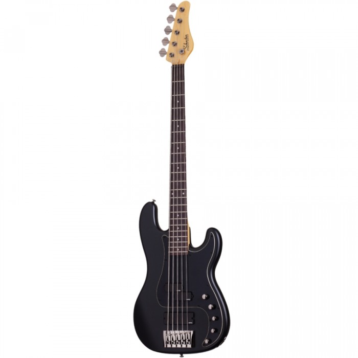 Schecter Diamond-P Custom-5 Active Bas Gitar (Satin Black)