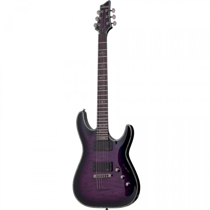 Schecter Hellraiser C-1 Elektro Gitar (Trans Purple Burst)
