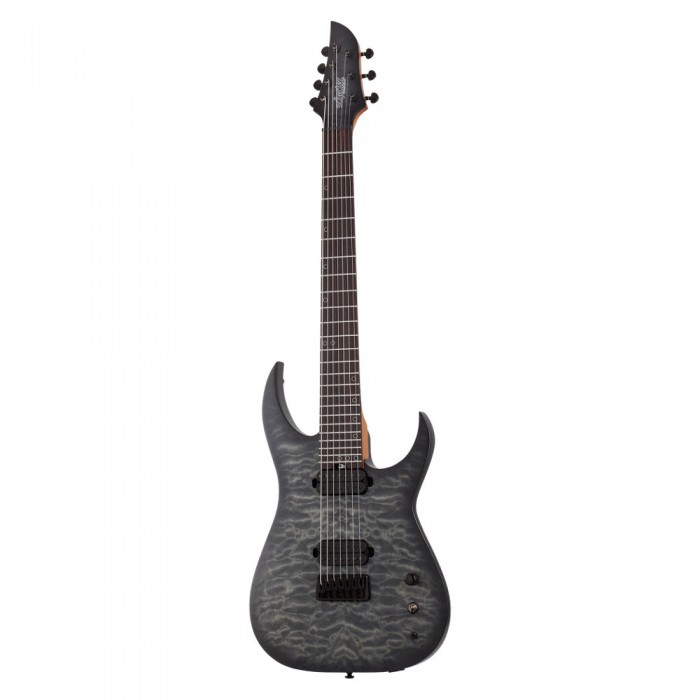 Schecter Keith Merrow KM-7 MK-III Standard 7 Telli Elektro Gitar (Trans Black Burst)