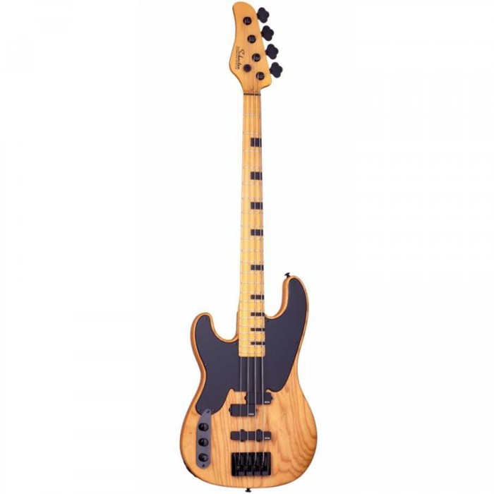 Schecter Model-T Session LH Solak Bas Gitar (Aged Natural Satin)
