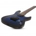 Schecter Omen Elite-7 7 Telli Elektro Gitar (See Thru Blue Burst)
