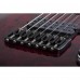 Schecter Omen Elite-7 Multiscale 7 Telli Elektro Gitar (Cherry Burst)