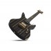 Schecter Synyster Custom FR Elektro Gitar (Gloss Black & Gold Stripes)