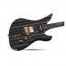 Schecter Synyster Custom FR Elektro Gitar (Gloss Black & Gold Stripes)