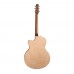 Seagull Performer Cutaway Folk Flame Maple QI Elektro Akustik Gitar (Natural)