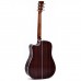 Sigma DTC-1E-SB Cutaway Elektro Akustik Gitar (Sunburst)