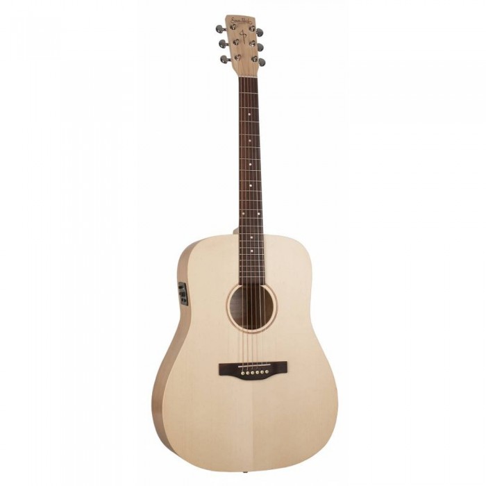 Simon & Patrick Trek Nat Solid Spruce SG Elektro Akustik Gitar (Natural)