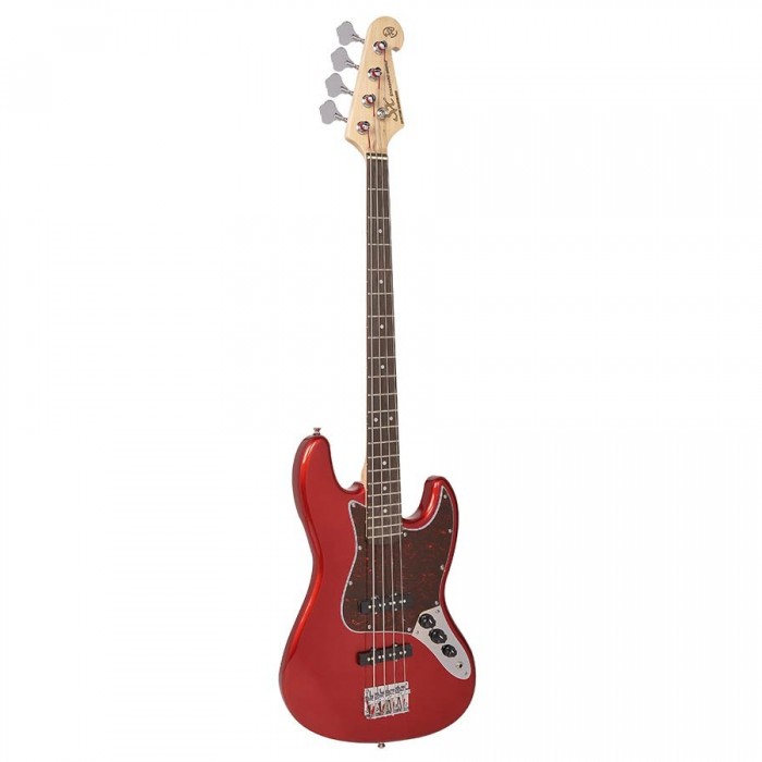 SX BD1-CAR 4 Telli Bas Gitar (Candy Apple Red)