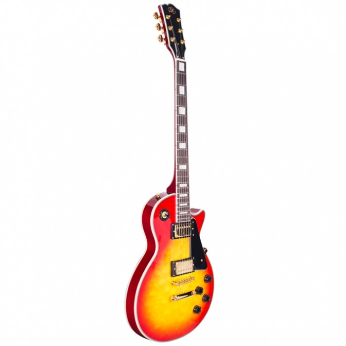 SX Les Paul Elektro Gitar (Cherry Sunburst)