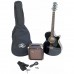 Sx SA3-SK-BK Elektro Akustik Gitar Seti