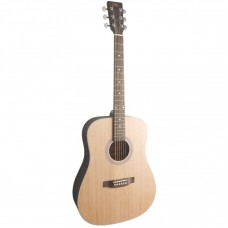 SX SD204GTBK Dreadnought Akustik Gitar (Parlak Natural)