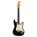 SX Stratocaster Elektro Gitar (Black)
