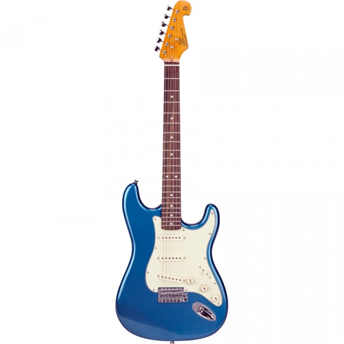 SX Stratocaster Elektro Gitar (Lake Pacific Blue)
