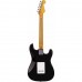SX Stratocaster Solak Elektro Gitar (Sİyah)
