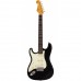 SX Stratocaster Solak Elektro Gitar (Sİyah)