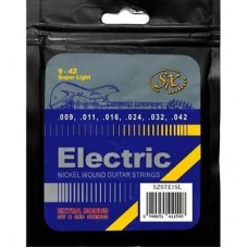 SX SZSTE1SL Super Light Elektro Gitar Teli (09-42)