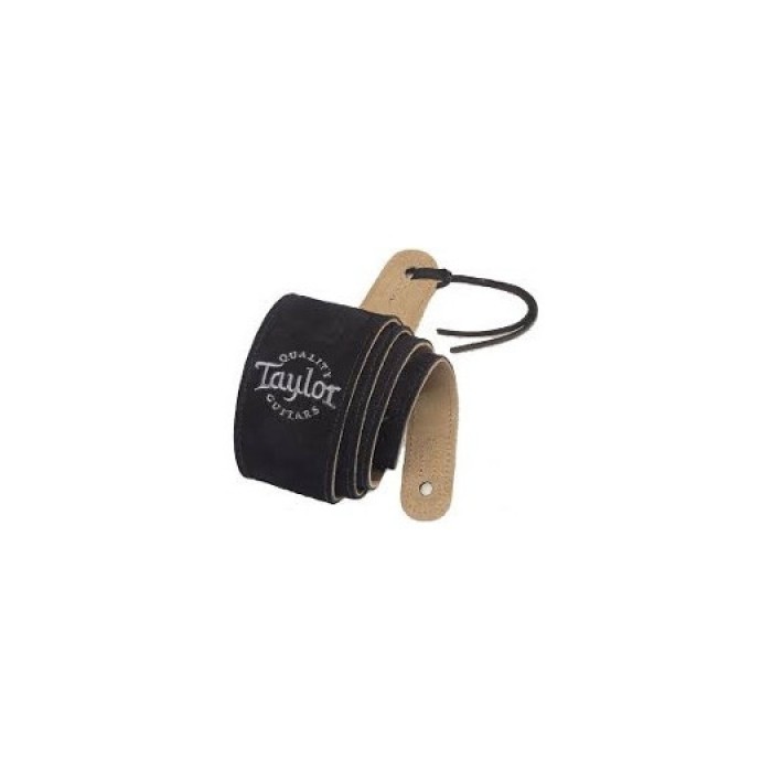 Taylor Suede Logo Gitar Askısı (Siyah)