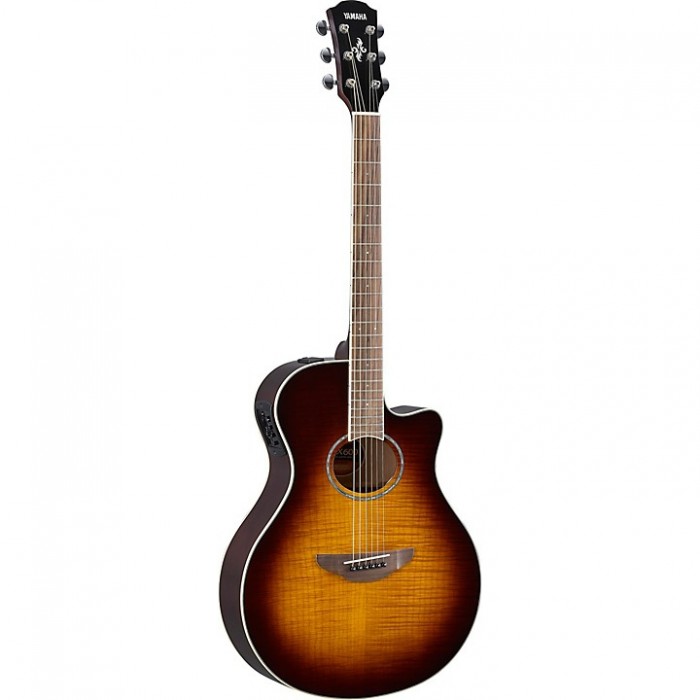 Yamaha APX600FMTBS Elektro Akustik Gitar (Flame Maple Toneburst)