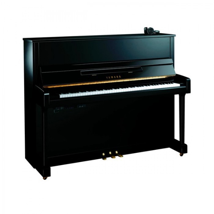 Yamaha B3E Silent Akustik Duvar Piyanosu (Parlak Siyah)