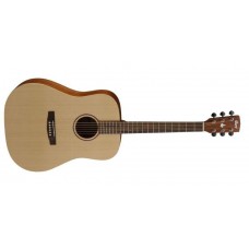 AKUSTİK GİTAR, KILIFLI, MASİF LADİN ÜST KAPAK, OPE