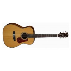 AKUSTİK SOLAK GİTAR, NATUREL, SEDİR KAPAK, ARKA & 