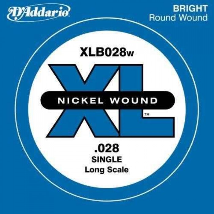 BAS GİTAR TEK TEL, (DO), XL NICKEL WOUND, 0.028 GA