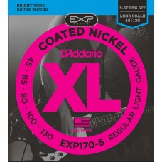 BAS GİTAR TEL SETİ, 5 TELLİ, 45-130, COATED NICKEL