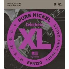 ELEKTRO GİTAR TEL SETİ, XL, PURE NICKEL, 9-41, SUP