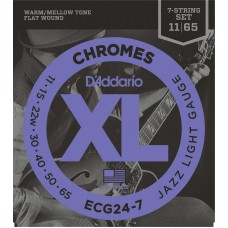 ELEKTRO GİTAR TELİ, 7 TELLİ, CHROMES, 11-65, JAZZ 