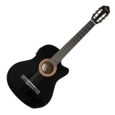 ELEKTRO KLASİK GİTAR SAP ÇELİKLİ  4/4 SİYAH