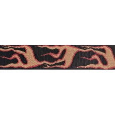 GİTAR ASKISI 50MM DOKUMA FLUID FLAMES