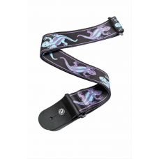 GİTAR ASKISI  50MM LIZARDS PUR/GRN  CAN